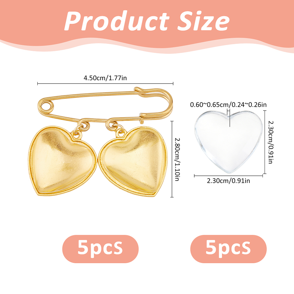 5 Set di Spille Decorative per - Brooch Pin Gold recensione e prezzo