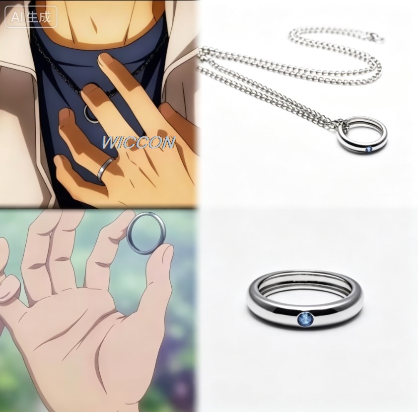 Anelli da Donna Anime, Collana - Women Accessories Gift recensione e prezzo