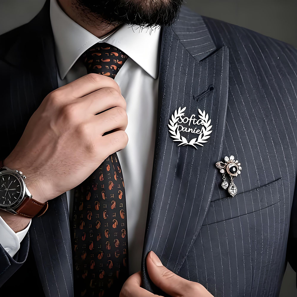 Spilla da Bavero Personalizzat - Brooch Pin Gold recensione e prezzo