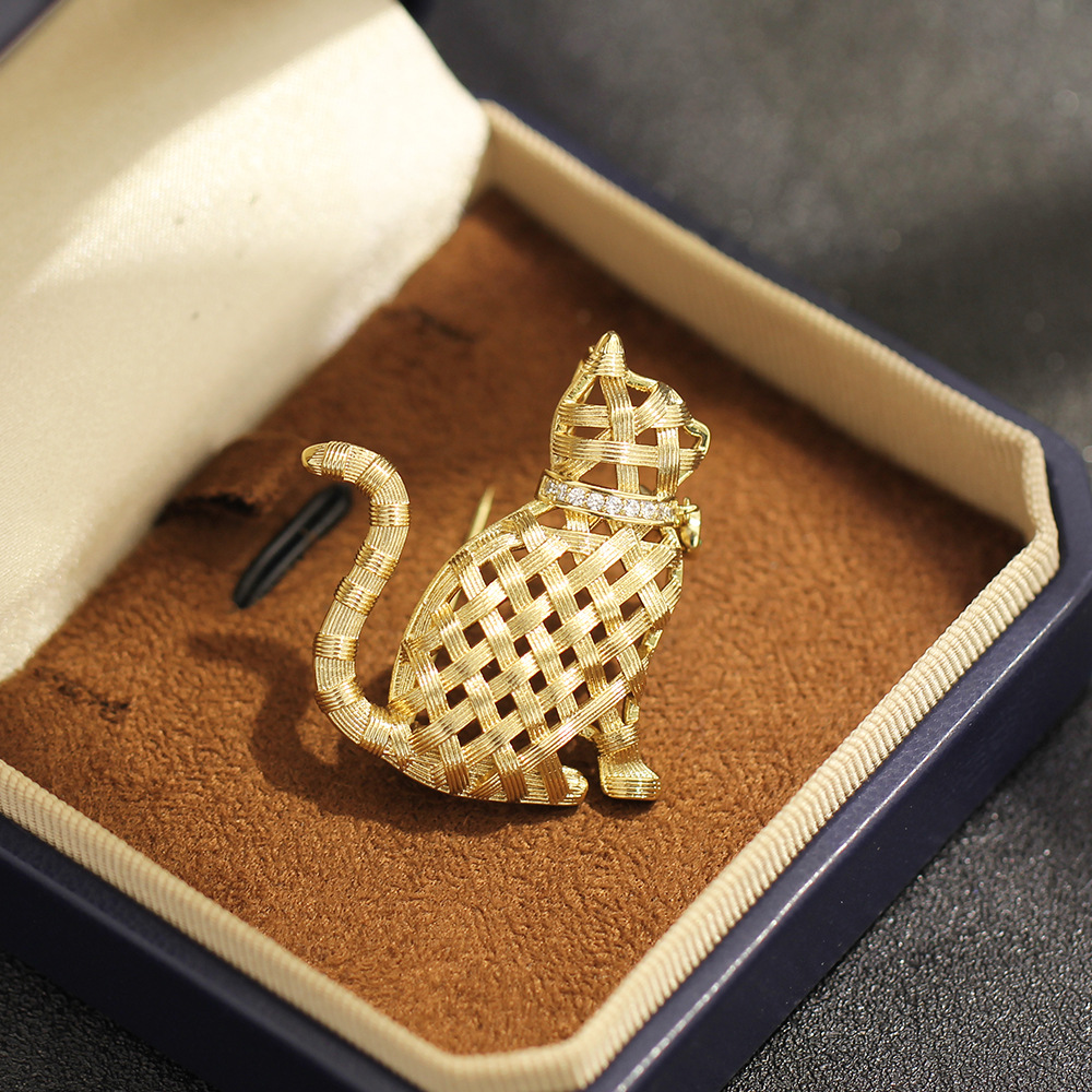 Spilla da Donna a Forma di Gat - Brooch Pin Gold recensione e prezzo