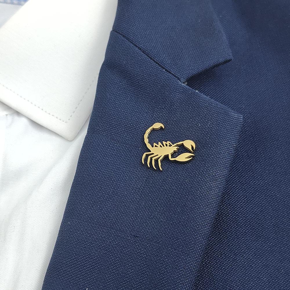Spilla a forma di scorpione in - Brooch Pin Gold recensione e prezzo